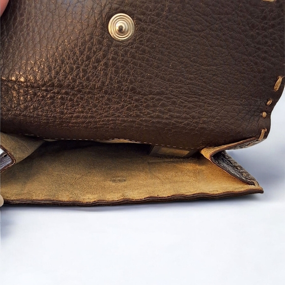 Fendi Selleria Small Bifold Wallet | Hand-Stitched Roman Leather - Picture 8 of 16